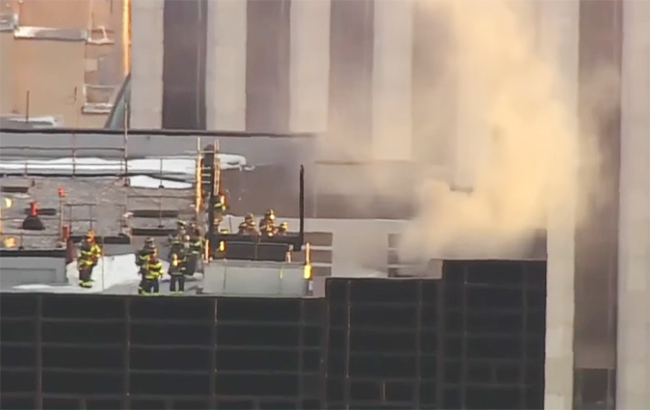 В Нью-Йорке загорелось здание Trump Tower, есть пострадавшие